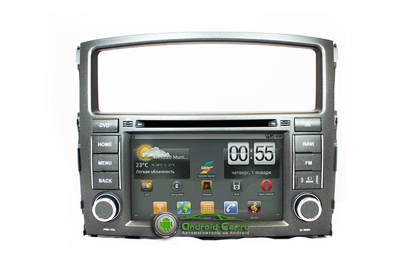 shtatnaja avtomagnitola android mitsubishi pajero 800x600 - Штатное гу для Паджеро 4, будет?